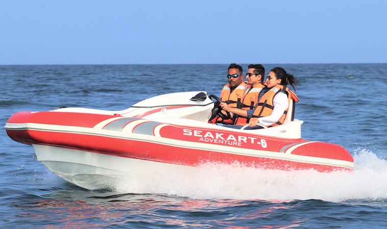 Seakart at Corbyn's Cove Beach